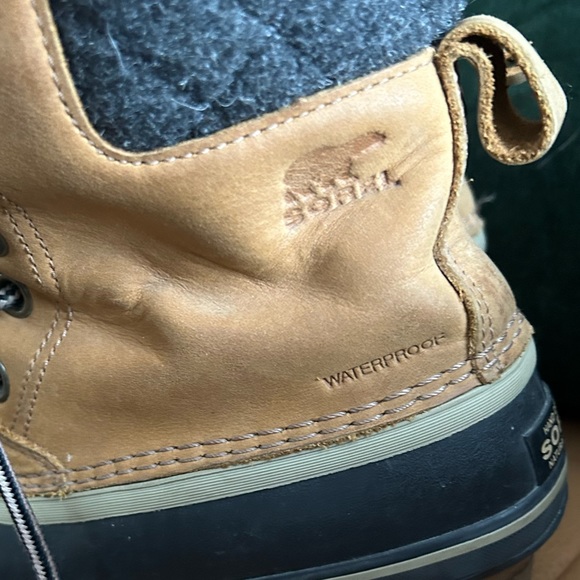 Sorel Slimpack II Lace Winter Boots size 9 tan - Picture 5 of 12